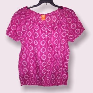 Joe Fresh ikat print top